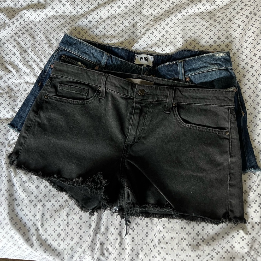 Joe Jean's and Paige Shorts